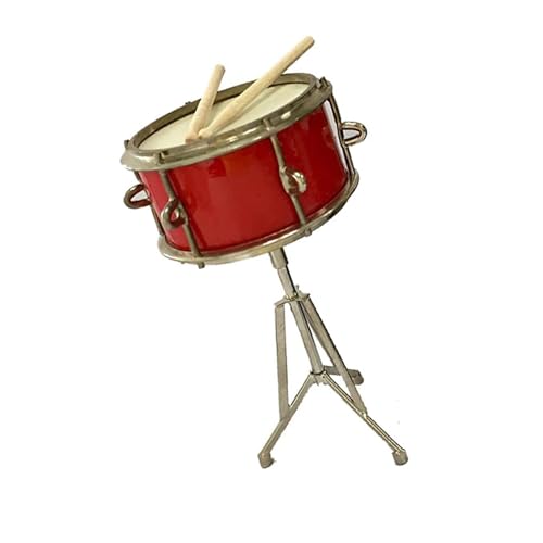 9 Cm Miniatur-Snare-Drum-Modell, Mini-Musikinstrument. 9 Cm Können Nicht Gespielt Werden Musikinstrumente Miniatur (Color : 01)