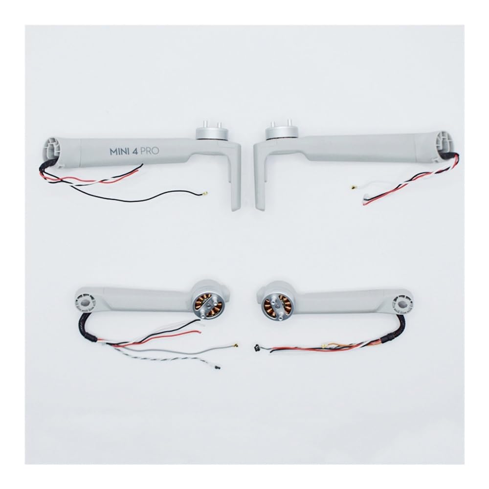 Drohnenzubehör For DJI Mini 4 Pro Original Motorarme Links Rechts Vorne Hinten Arm mit Motoren for DJI Mini 4 Pro Drone Reparatur Ersatzteile Das ist austauschbar(1 set)