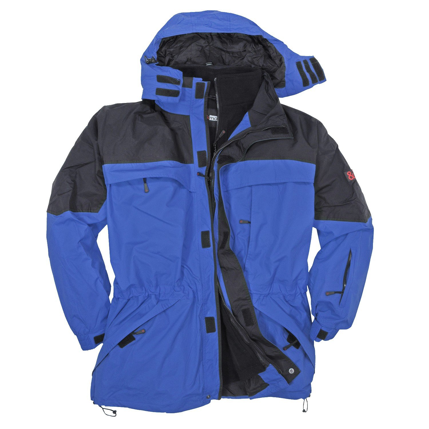 3in1 Jacke Davos von Marc&Mark in Übergröße bis 10XL blau, Größe:2XL