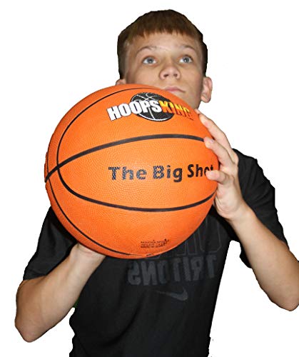 HOOPSKING The Big Shot 84 cm großer Basketball für Training Online-Video, Entwickeln Sie den Lichtbogen auf Schuss und Grundfähigkeiten