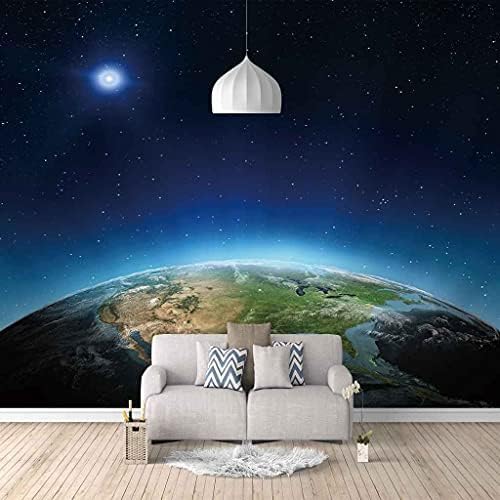 Blauer Kosmischer Sternenhimmel 3D Tapeten Wanddekoration Fototapete Sofas Wohnzimmer Wandbild Schlafzimmer-300cm×210cm