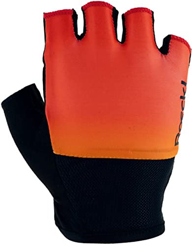 Roeckl Bruneck Fahrrad Handschuhe kurz orange/schwarz 2024: Größe: 8.5