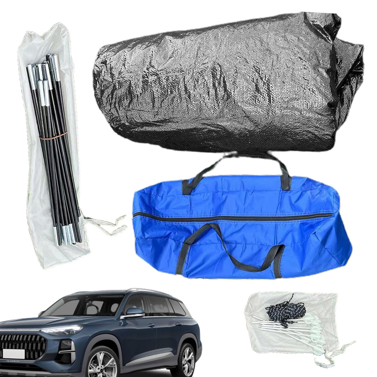 Auto-Camping-Markisenzelt | SUV-Zelte für Camping, regendicht, Camping, Autozelt, LKW, Heckklappe, Überdachung, Autozelt, Baldachin, Heckklappe für Picknick