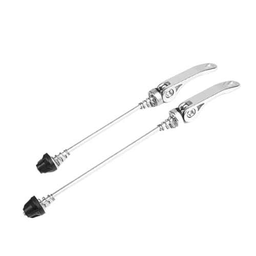 AMEEDA Schnellspanner Fahrradnaben Set Fahrrad Radnabe Spieße Vorne Hinten Quick Release Achse Spieße Rennrad Clip Hebel Klemme Achse Drop Schiff(Sliver-Two Pieces)