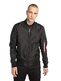 Alpha Industries Herren Jacke Ma-1 TT, Schwarz (Black 03), Large