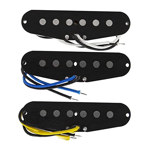 ZENGXUE Vintage Alnico 5 Gitarre Pickup Single Scree Taumed Hals/Mittlere/Bridge-Pickups Humbucker Tonabnehmer Set (Color : Neck Pickup)