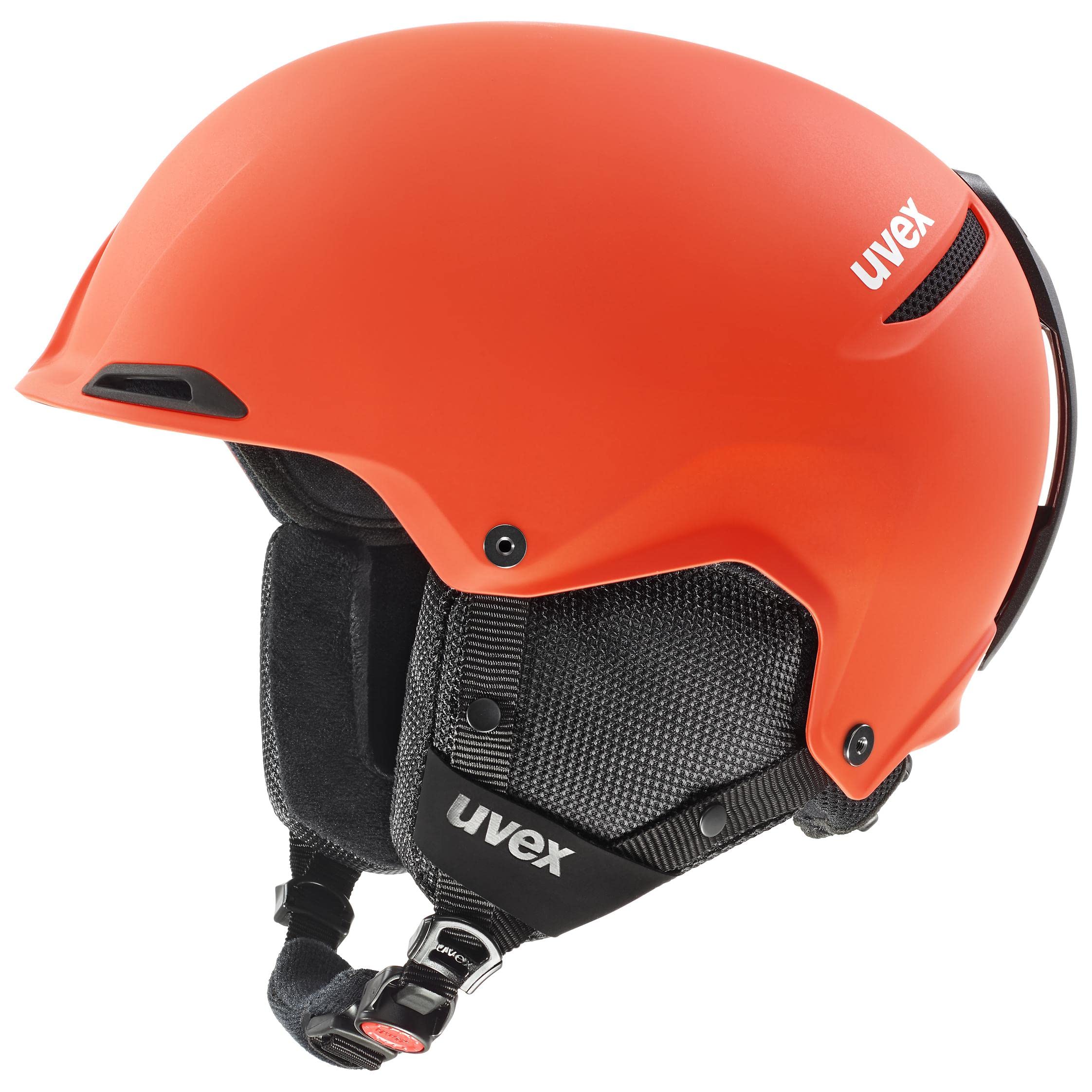 uvex Unisex – Erwachsene Jakk+ IAS Skihelm, Fierce red mat, 52-55 cm