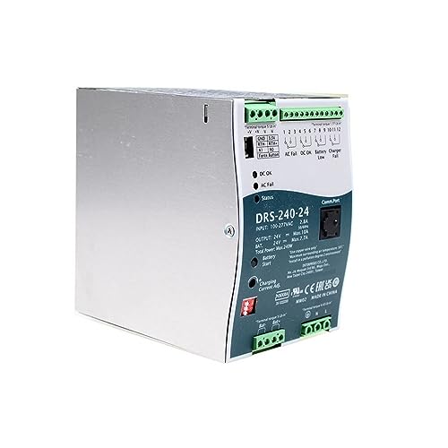 DRS-240 Intelligentes Sicherheitsschaltnetzteil, 12 V, 24 V, 36 V, 48 V, 240 W, AIl-in-einem, 1 Stück (Größe: 90–305 VAC, Farbe: 48 V _ 240 W)