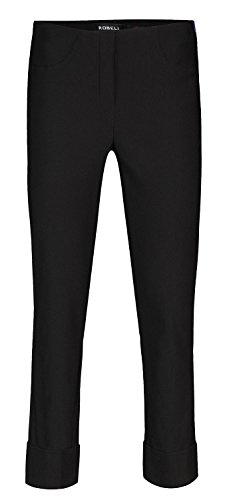 Robell Bella 09 Bengaline Damen Schlupfhose Komfortstretch Saison 2017 (48, schwarz 90)