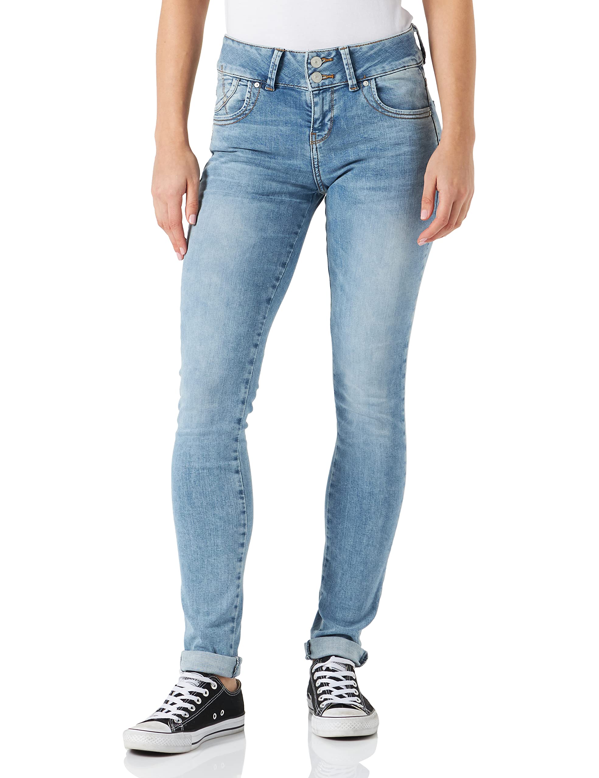 LTB Jeans Damen Molly M Jeans, Ennio Wash 53689, 33W / 30L