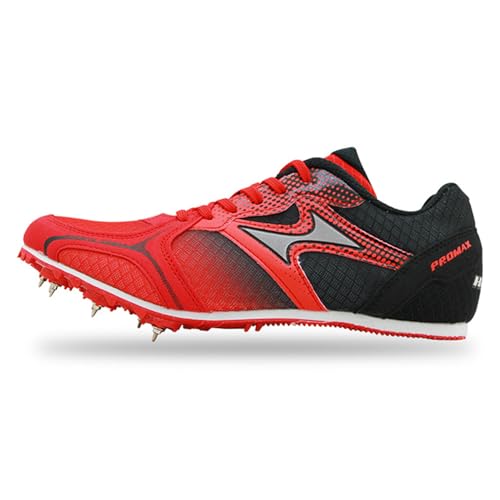 Leichtathletik Herren-Mittelstrecken-Laufschuhe Unisex-Leichtathletikschuhe Leichte Spikes Laufschuhe Weitsprung-Leichtathletikschuhe Rutschfeste VerschleißFest Für Test,Kinder,Herren,Damen