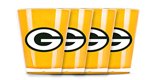 Duck House NFL Green Bay Packers Isolierte Schnapsgläser aus Acryl, 4 Stück