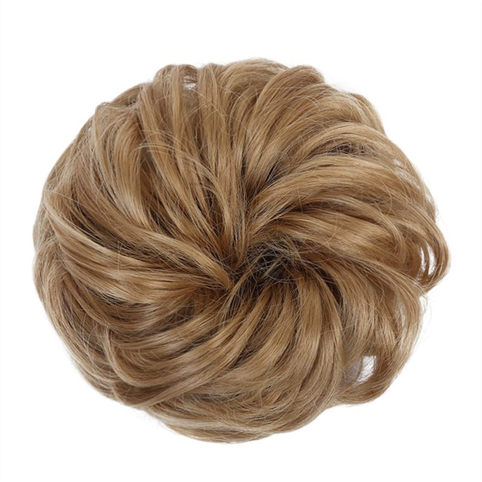 Haarteile Haarknoten Messy Bun Hair, Hochsteckfrisur Scrunchies Chignon Curly Ponytail Haarstücke Haarsprechungen mit elastischen Gummiband Synthetic Chignon Haarverlängerung for Frauen Brötchen Haare