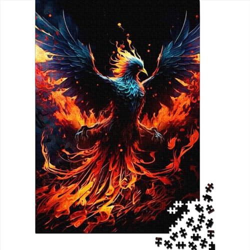 Phoenix Holzpuzzle für Erwachsene, Puzzle 1000 Teile, Puzzle für Erwachsene und Teenager, schwierige, anspruchsvolle Puzzles, 1000 Teile, 75 x 50 cm