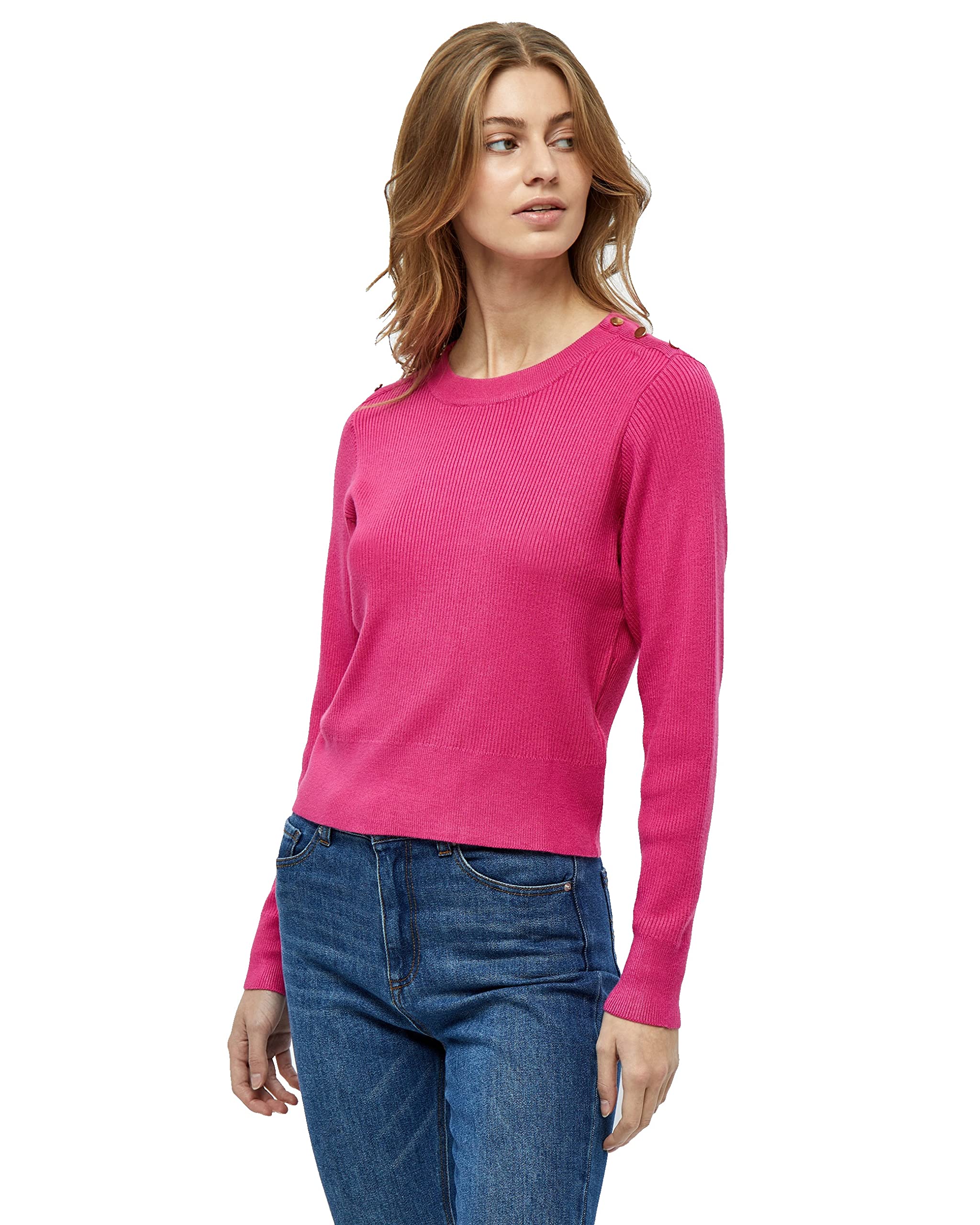 Peppercorn Tana Rib Taste Pullover Pullover Damen In Pink Herbst Pulli Damen Größe Xl