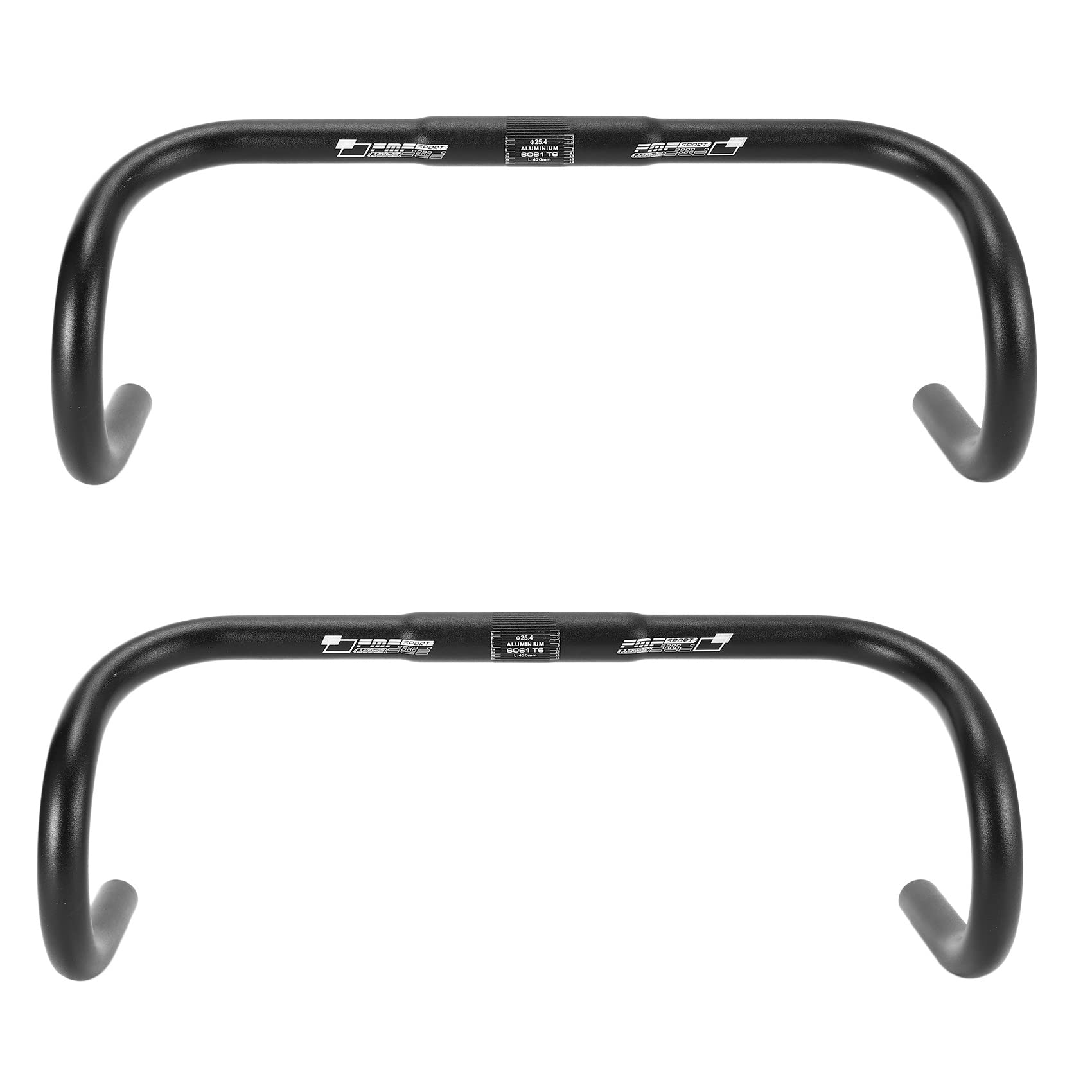 SICOSALT 2X Rennrad Fahrrad Bent Rest Lenker 25.4X420mm Rennrad Lenker