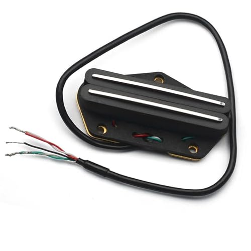 Bridge Pickup Dual Coil Bridge Pickup Dual Rail Pickup Für E-Gitarre e gitarren tonabnehmer (Color : Black)