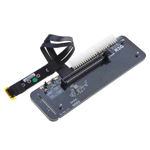 HDKEAN PCIe 3.0x4 Kabel M.2 M-Key für NVMe Externe Grafikkartenständer Halterung R43SG/R43SGTU PCI-E Grafikkarte 25/50 cm