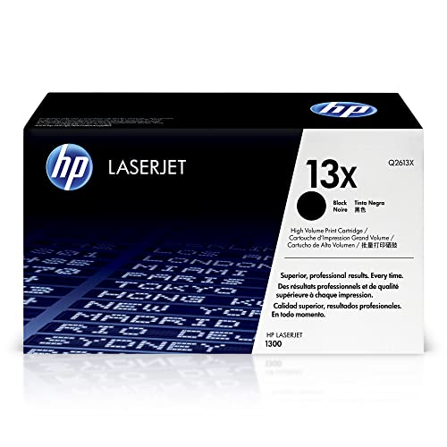 HP 13X (Q2613X) Schwarz Original Toner mit hoher Reichweite für HP Laserjet 1300, HP Laserjet 1300n