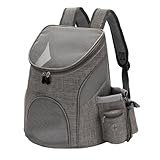 TAKOXIA Tragbarer Rucksack für Hunde, faltbar, Haustier-Rucksack, Reisetasche, atmungsaktive Tasche