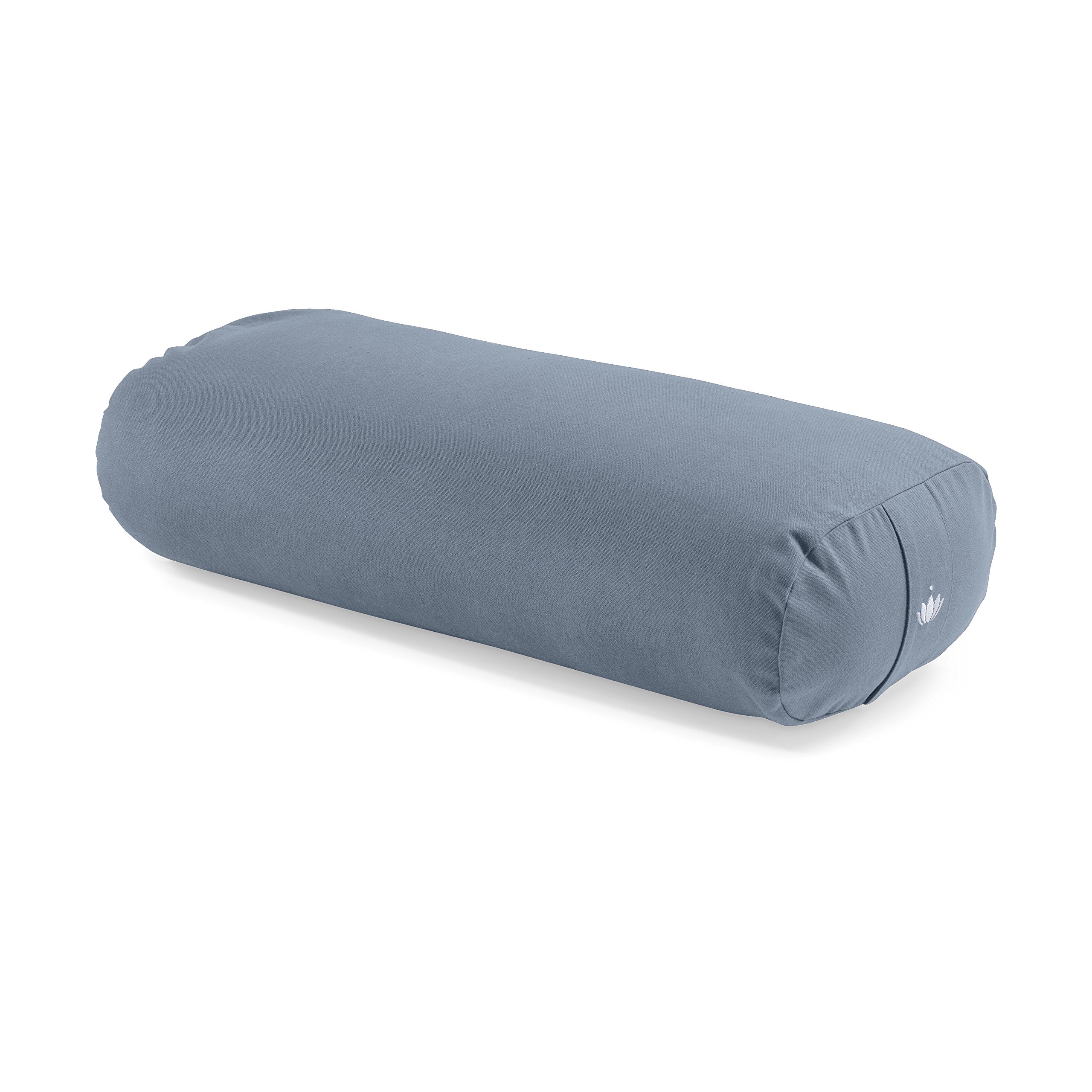 Lotuscrafts Yoga Bolster für Yin Yoga - Yogabolster mit Kapokfüllung - Waschbarer Bezug aus Baumwolle - Yogakissen Groß für Restorative Yoga - Large (72 x 30 x 20 cm)