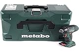 Metabo Akku-Schlagschrauber SSD 18 LTX 200 BL (602396840); MetaLoc, nero, verde