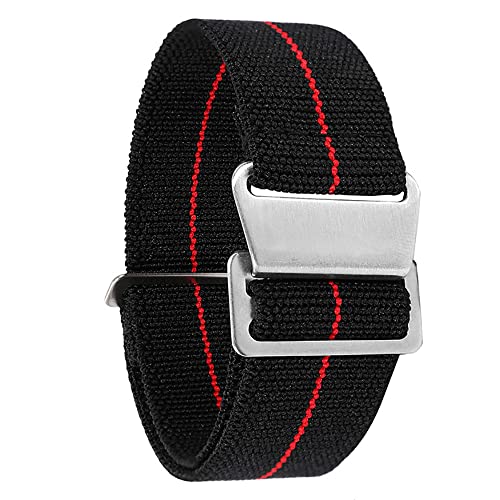 OPKDE Nato-Armband für Garmin Vivoactive 4 3 / Venu SQ 2 Plus, 60S, 20 mm, Fallschirm, elastisch, Nylon, 22 mm, For Forerunner 245 245M, Achat