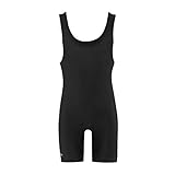 Matman Standard Gewicht Wrestling Singlet, unisex, schwarz Gr. L