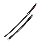 AMONT – Replik des Japanischen Katana aus Bambus – Kamado Tanjirou Modell aus Holz – Demon Slayer Serie – 105 cm