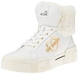 Love Moschino Damen Sneakers, Weiß, 40 EU