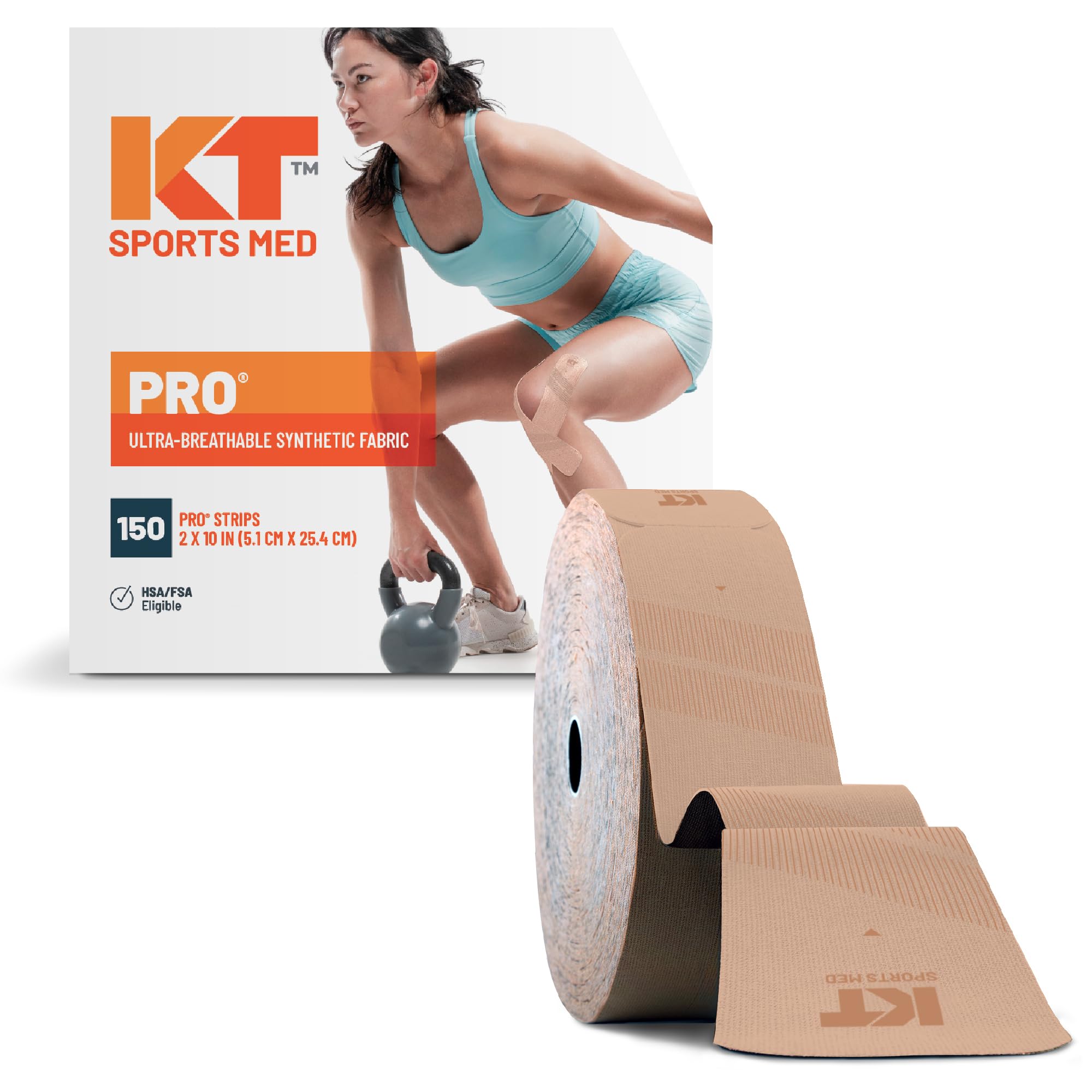 KT Tape Unisex-Adult KT PRO JUM-BE-OS Kinesiologie-Tape, Stealth Beige, 38 m