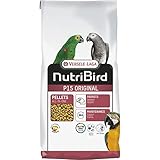 VERSELE-LAGA - NutriBird P15 Original - Extrudierte Pellets - Erhaltungsfutter für Papageien - Einfarbig - 10kg