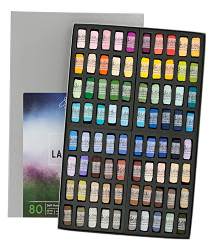 Jack Richeson Hand gerollt Weiche Pastellkreiden Landschaft 3, 80-teiliges Set