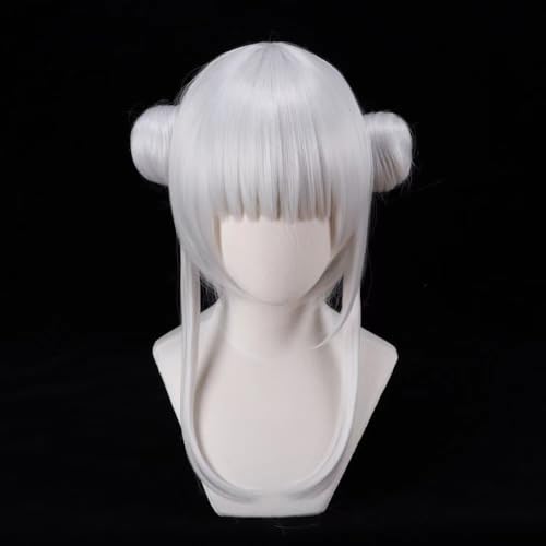 WCCNKK Wig Anime Cosplay Perücke for Lovelive Superstar Arashi Chisato Cosplay Perücke Silberne Perücke Rollenspiel Perücke, Mit Perückenkappe, Geschenk Für Anime-Fans