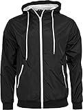 Build Your Brand Herren Windrunner 4XL blk/wht