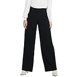 JDY Damen JDY geggo new long pants jrs nos Hose, Schwarz, S EU