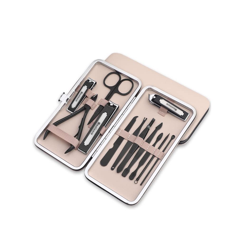 BONAD Zehennagelknipser Nagelschnipper Set Erwachsene Edelstahl Nagel Clippers Pediküre Kit Maniküre Schönheit Kit Tragbare Reise Schönheit Kit Nagelknipser-Set (Size : D)