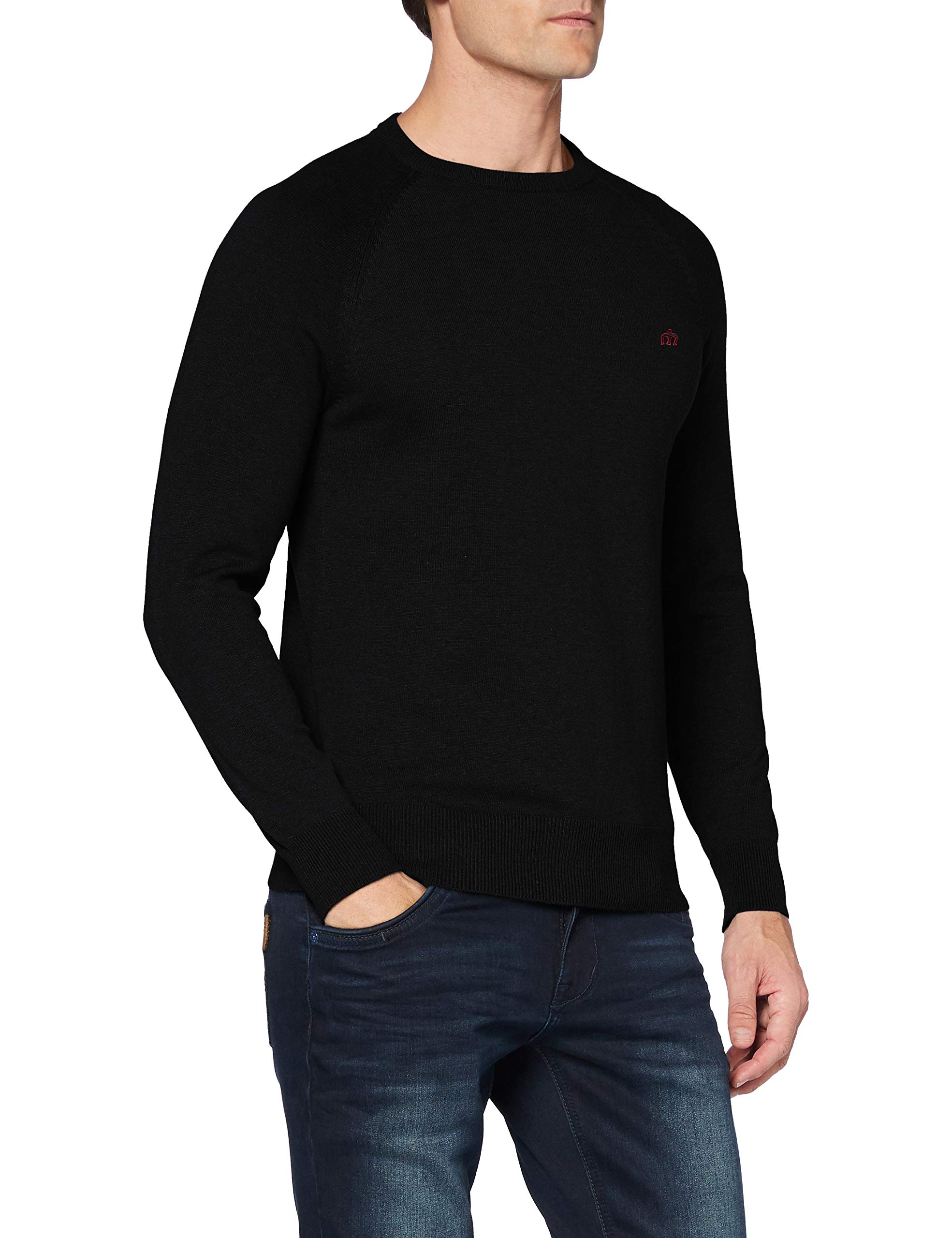 Merc Herren Berty Cashmere Blend Jumper mädchen Pullover, Negro (, XS