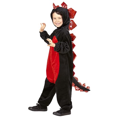 Widmann 96860 Kinderkostüm schwarzer Drache, boys, 98 cm