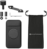 Shapeheart Motorrad Bundle Boost Magnetische Smartphone Halterung für Stummellenker (Black,XL)