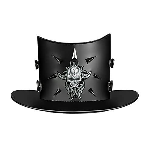 Ranuw Steampunk Männer Mit Brille Punk Zylinder Steampunk BowlerTop Maskerade Halloween Zylinder GothHat Zylinder