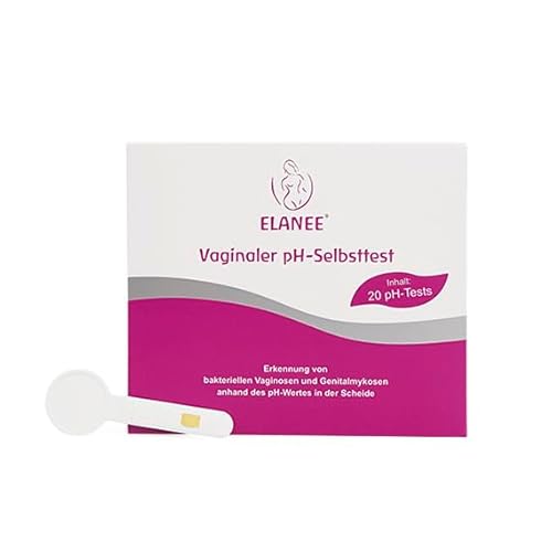 ELANEE Vaginaler pH-Selbsttest zur Früherkennung bakterieller Infektionen und Schwangerschaftsvorsorge, Blasensprung, 20 Stück (736-00)