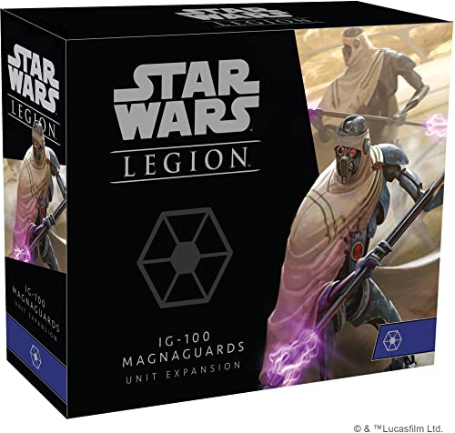 Atomic Mass Games, Star Wars Legion: IG-100 Magnaguards Unit Expansion, Miniatures Game, Ages 14+, 2 Players, 120-180 Minutes Playing Time