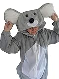 Koala-Bär Kostüm, J42, Gr. M-L, Fasnachts-Kostüme Tier-Kostüme, Koala-Kostüme Koala-Bären für Fasching Karneval Fasnacht, Geschenk für Erwachsene