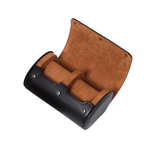 1/2/3 Slot Men Watch Roll Case Leather Display Watches Box Travel Storage Holder for Man Women Birthday