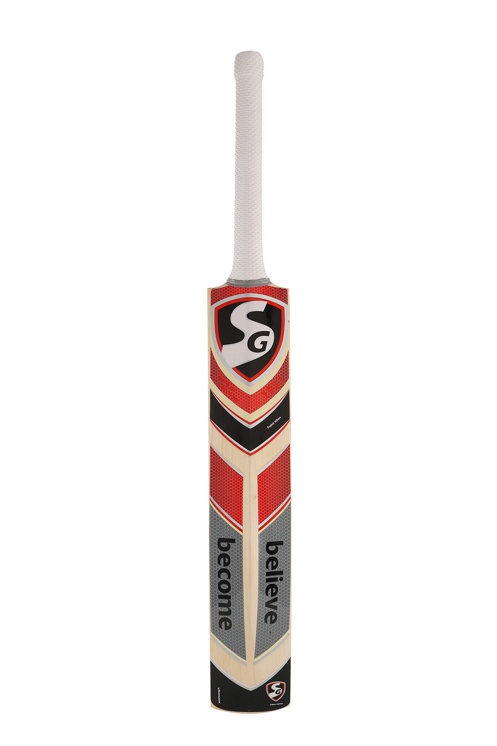 SG Fledermaus Sierra Cricketschläger 150, Klasse 5, englische Weide, Größe 4, Lederball, merhfarbig, 30