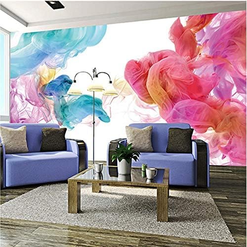 XLMING Abstrakter Graffiti-Rauch Küche Esszimmer Arbeitszimmer Wohnzimmer TV Hintergrund Wand 3D Tapete-150cm×105cm