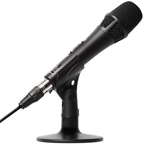 Marantz Professional M4U - Mac/ PC USB Mikrofon mit USB Adapter & Kabel, Mikrofonkabel und Tischständer - perfekt für Podcasts, Voice-Over, Karaoke, Streaming und die Aufnahme von Gesang