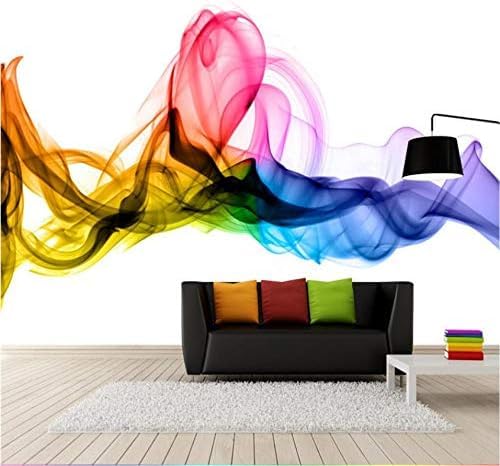 XLMING Bunte Kunstlinie Nebel 3D Tapeten Home Esszimmer Sofa Schlafzimmer Wohnzimmer TV Hintergrund-200cm×140cm