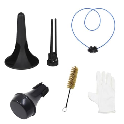 5-in-1 Trompetenreinigungs-Mundstück-Pinsel-Set, Trompete, Musikinstrument, Wartung, Pflegezubehör